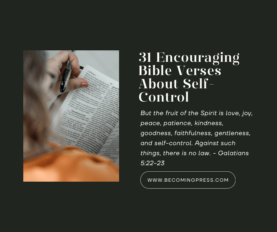 Biblical Verses on Self-Control